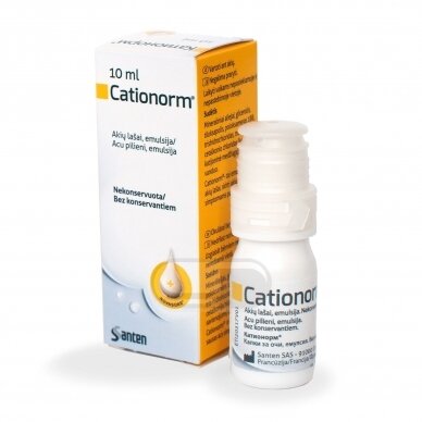 Cationorm multi akių lašai, emulsija, 10ml