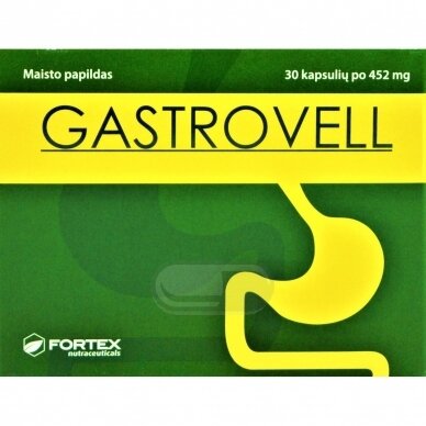 GASTROVELL kapsulės N30 Maisto papildas