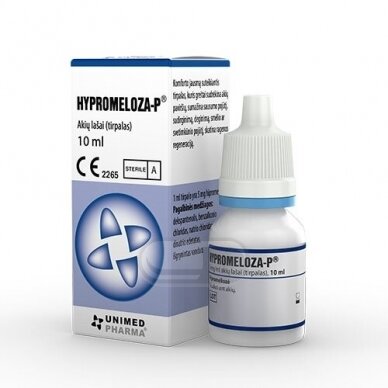 Hypromeloza-P Unimed Pharma 0.5% akių lašai, 10ml