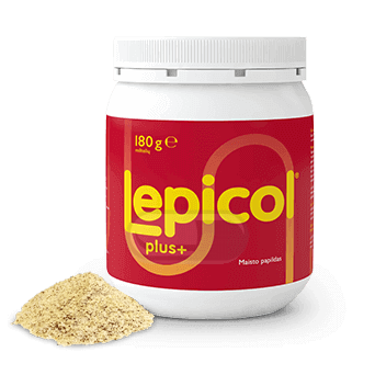 Lepicol Plus milteliai, 180g