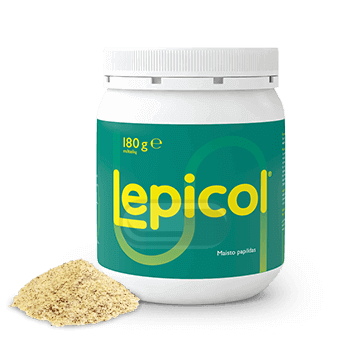 Lepicol milteliai, 180g