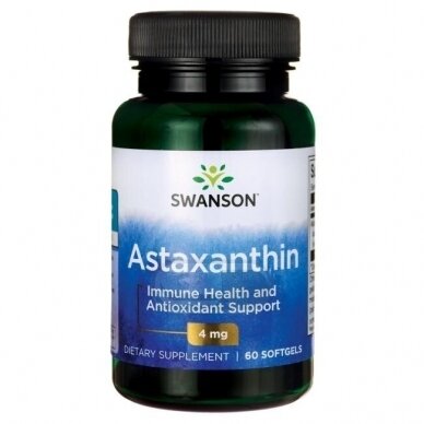 SWANSON Astaksantinas 4 MG N60